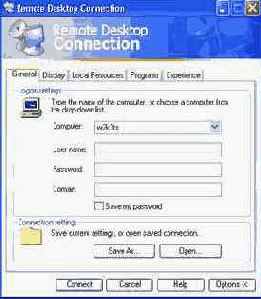 Клиент Remote Desktop Connection