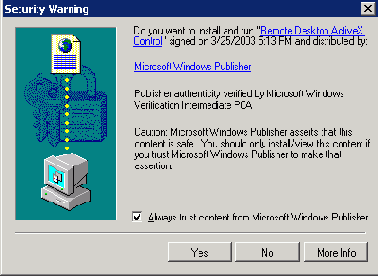 Управление разрешенными элементами ActiveX